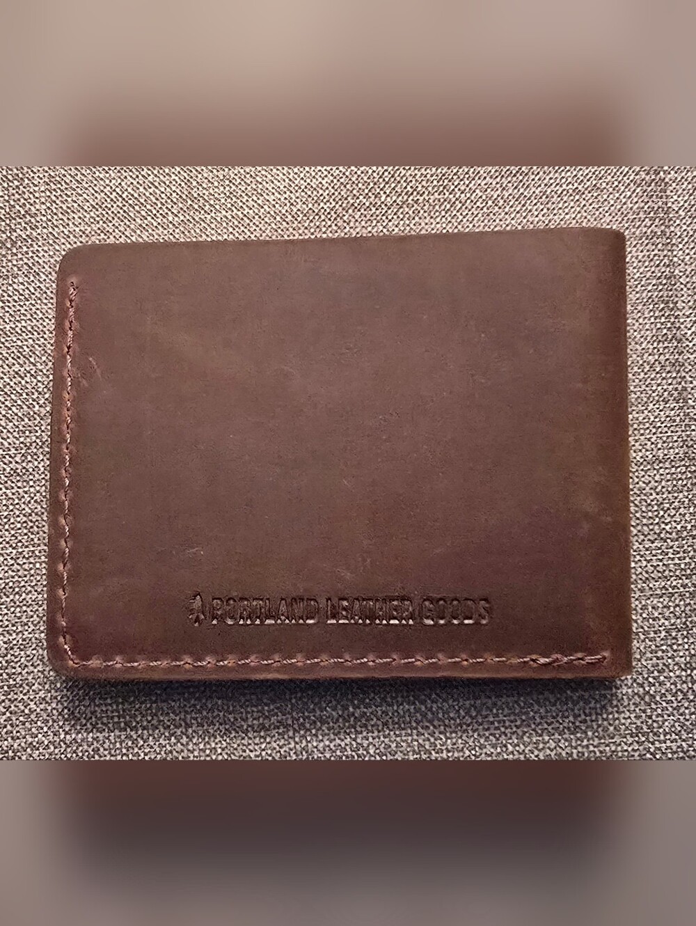 Brand New Portland Leather Black Leather Bifold Card & Key Wallet